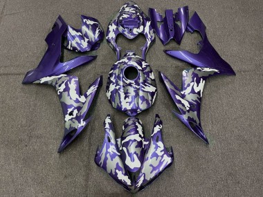 2004-2006 Purple White Grey Camouflage Yamaha YZF 1000 R1 Motorcycle Fairings Australia