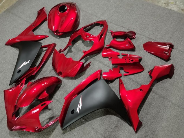 2004-2006 Red Matte Black Yamaha YZF 1000 R1 Motorcycle Fairings Australia