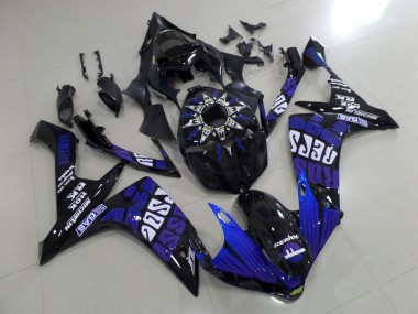 2007-2008 Black Blue Purple White Rossi Yamaha YZF 1000 R1 Motorcycle Fairings Australia