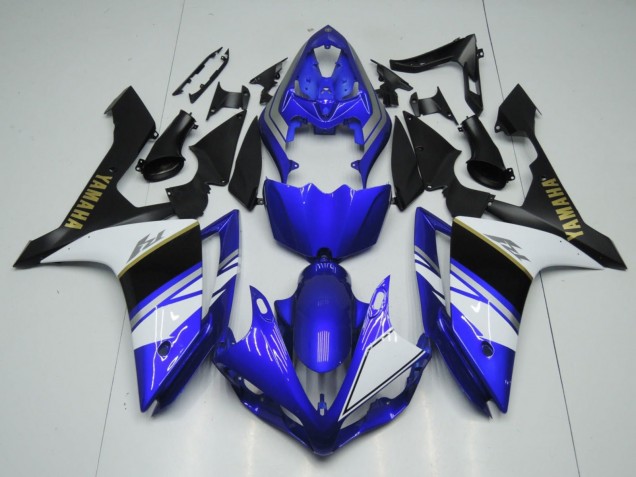 2007-2008 Blue White Black Gold Decal Yamaha YZF 1000 R1 Motorcycle Fairings Australia