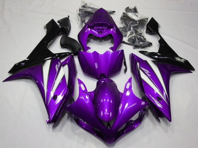 2007-2008 Purple White Black Yamaha YZF 1000 R1 Motorcycle Fairings Australia