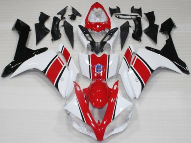 2007-2008 White Red Black Yamaha YZF 1000 R1 Motorcycle Fairings Australia