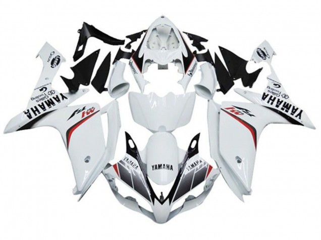 2007-2008 White Red Black Stripe M1 Yamaha YZF 1000 R1 Motorcycle Fairings Australia