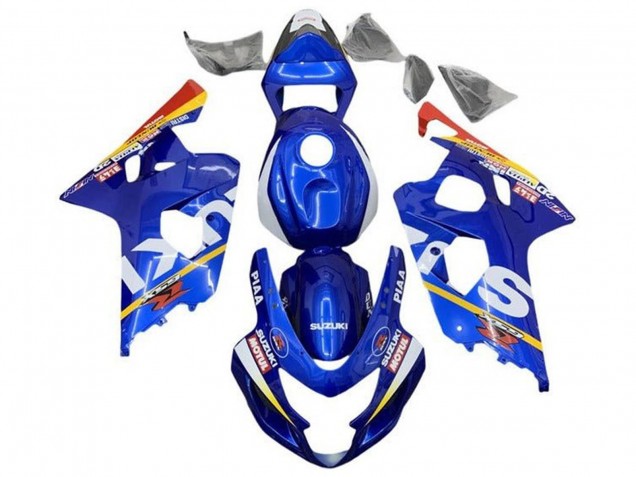 2004-2005 Blue White Yellow Red Suzuki GSXR 600 / GSXR 750 Motorcycle Fairings Australia