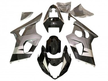 2004-2005 Silver Glossy Black Suzuki GSXR 600 / GSXR 750 Motorcycle Fairings Australia