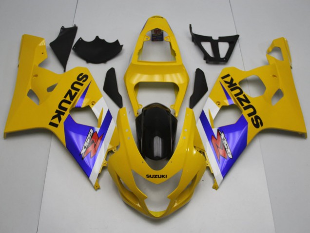 2004-2005 Yellow White Blue Black Suzuki GSXR 600 / GSXR 750 Motorcycle Fairings Australia