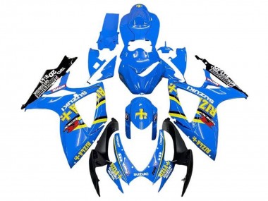 2006-2007 Blue Yellow Black Rizla Suzuki GSXR 600 / GSXR 750 Motorcycle Fairings Australia