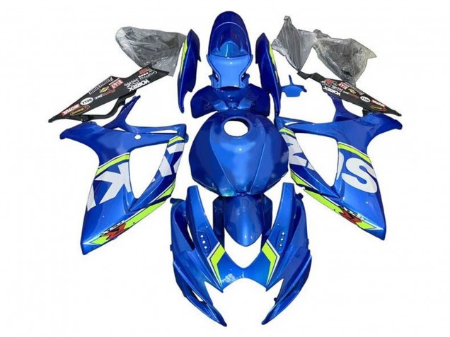 2006-2007 Blue White Green Suzuki GSXR 600 / GSXR 750 Motorcycle Fairings Australia