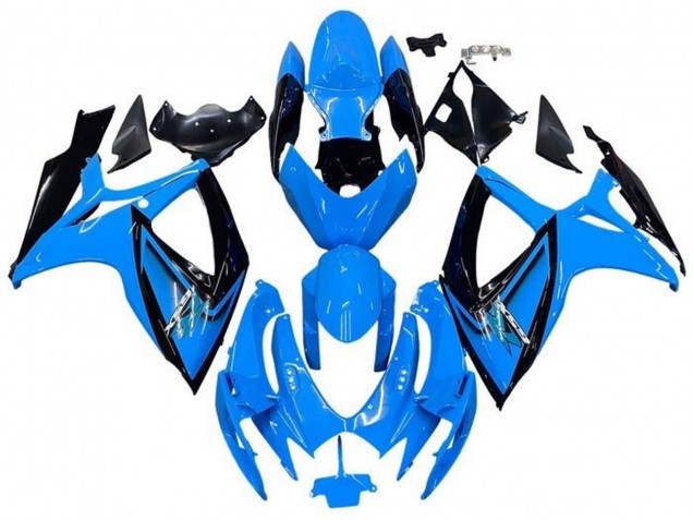 2006-2007 Light Blue Black Suzuki GSXR 600 / GSXR 750 Motorcycle Fairings Australia