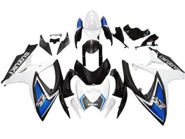 2006-2007 White Blue Matte Black Suzuki GSXR 600 / GSXR 750 Motorcycle Fairings Australia