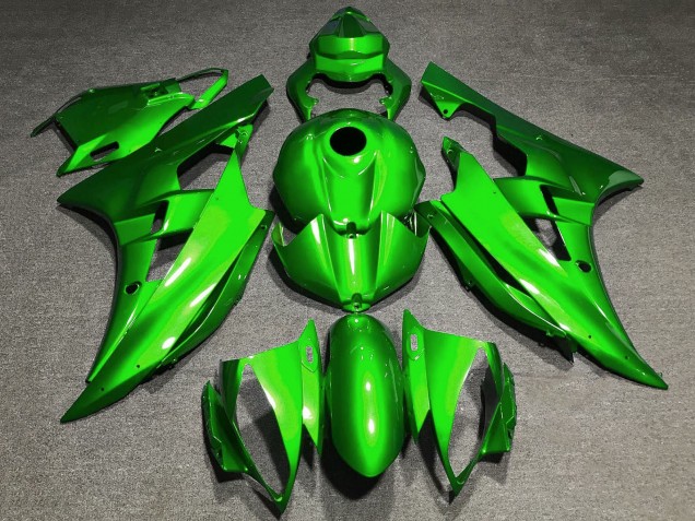 2006-2007 Green Yamaha YZF R6 Motorcycle Fairings Australia