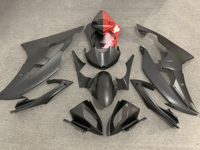 2008-2016 Red Matte Black Yamaha YZF R6 Motorcycle Fairings Australia