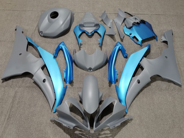 2008-2016 Grey Light Blue Yamaha YZF R6 Motorcycle Fairings Australia