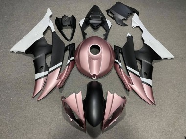 2008-2016 White Rose Gold Matte Black Yamaha YZF R6 Motorcycle Fairings Australia