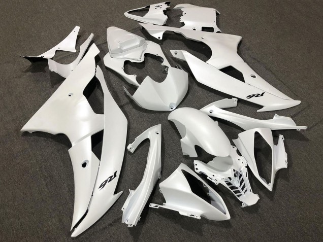 2008-2016 Pearl White Yamaha YZF R6 Motorcycle Fairings Australia