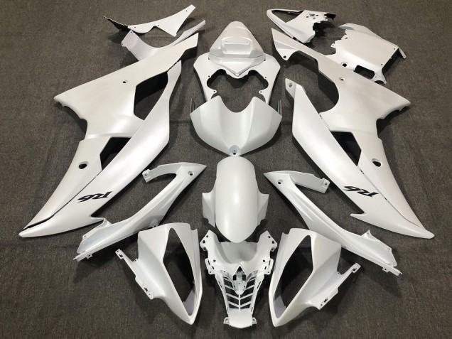 2008-2016 Pearl White Yamaha YZF R6 Motorcycle Fairings Australia
