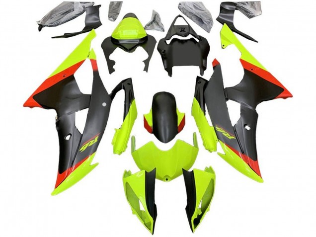 2008-2016 Green Red Matte Black Yamaha YZF R6 Motorcycle Fairings Australia