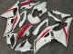 2008-2016 Pearl White Red Yamaha YZF R6 Bike Fairings Australia