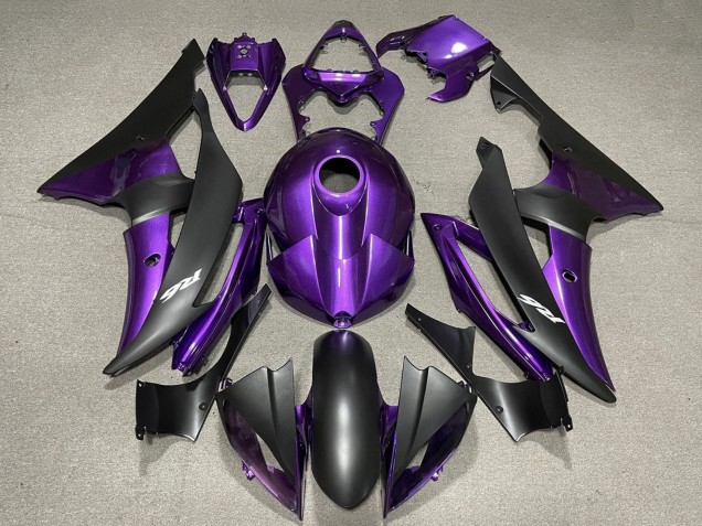 2008-2016 Purple Matte Black Yamaha YZF R6 Motorcycle Fairing Australia