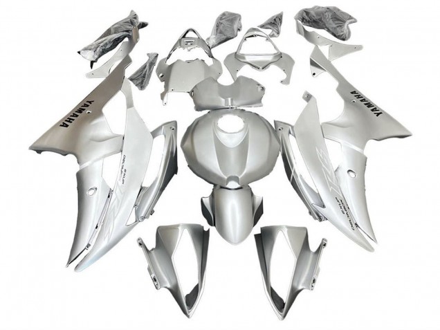 2008-2016 Silver White Yamaha YZF R6 Motorcycle Fairings Australia