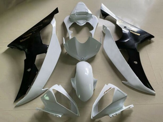 2008-2016 White Black Yamaha YZF R6 Motorcycle Fairings Australia