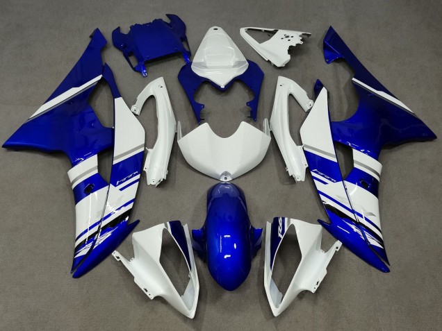 2008-2016 White Blue Yamaha YZF R6 Motorcycle Fairings Australia