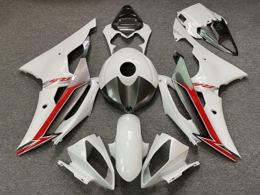2008-2016 Pearl White Red Yamaha YZF R6 Motorcycle Fairings Australia