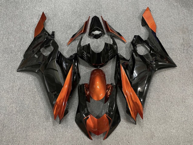 2017-2023 Orange Glossy Black Yamaha YZF R6 Motorcycle Fairings Australia