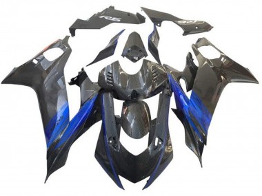 2017-2023 Blue Black Faux Carbon Fiber Yamaha YZF R6 Motorcycle Fairing Australia