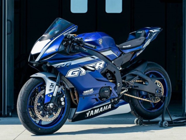 2017-2023 Blue Silver GYTR Yamaha YZF R6 Motorcycle Fairings Australia
