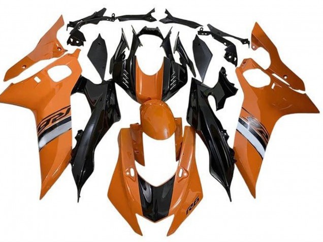 2017-2023 Orange Silver Glossy Black Yamaha YZF R6 Motorcycle Fairings Australia