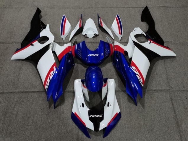 2017-2023 White Red Blue Black Yamaha YZF R6 Motorcycle Fairing Australia