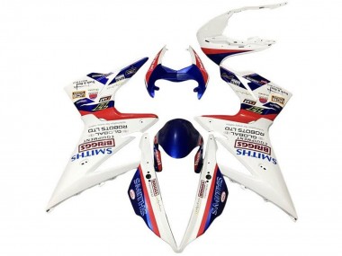 2013-2016 White Red Blue Smiths Triumph Daytona 675 Triple Motorcycle Fairings Australia