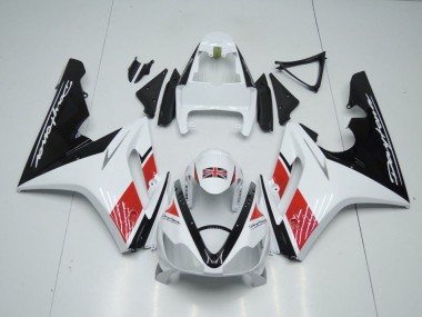 2006-2008 White Red Glossy Black Triumph Daytona 675 Triple Motorcycle Fairings Australia