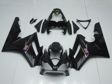 2006-2008 Glossy Black Triumph Daytona 675 Triple Motorcycle Fairings Australia