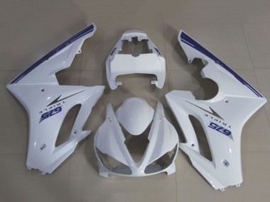 2009-2012 White Blue Triumph Daytona 675 Triple Motorcycle Fairing Kits Australia