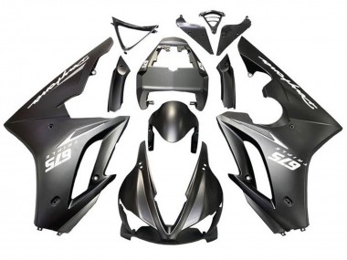 2009-2012 Matte Black White Decals Triumph Daytona 675 Triple Motorcycle Fairings Australia