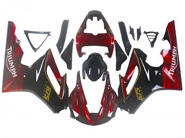 2009-2012 Red Glossy Black Triumph Daytona 675 Triple Motorcycle Fairings Australia
