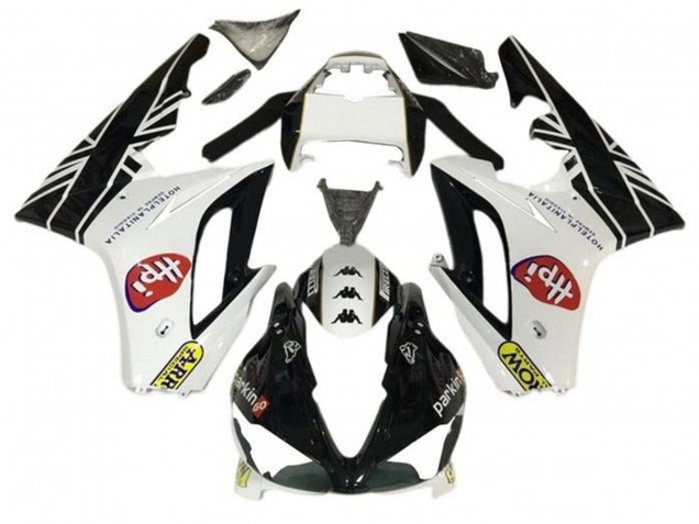 2009-2012 White Glossy Black HPi Triumph Daytona 675 Triple Motorcycle Fairings Australia