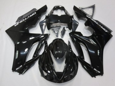 2009-2012 Glossy Black White Decals Triumph Daytona 675 Triple Motorcycle Fairings Australia
