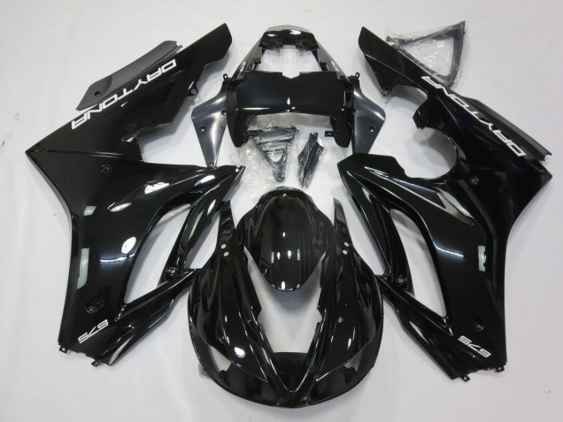 2009-2012 Glossy Black White Decals Triumph Daytona 675 Triple Motorcycle Fairings Australia