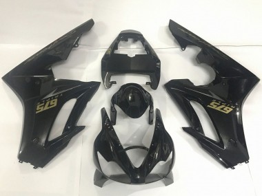 2009-2012 Glossy Black Gold Decals Triumph Daytona 675 Triple Motorcycle Fairings Australia