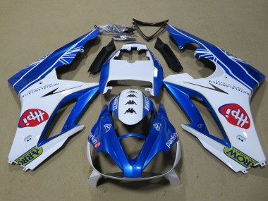 2009-2012 White Blue Hpi Triumph Daytona 675 Triple Motorcycle Fairings Australia