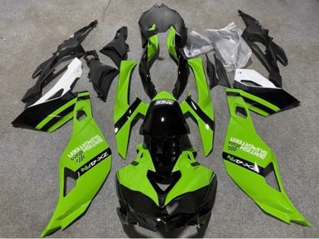 2019-2025 Green Black White Kawasaki ZX4R ZX-4RR Motorcycle Fairings Australia
