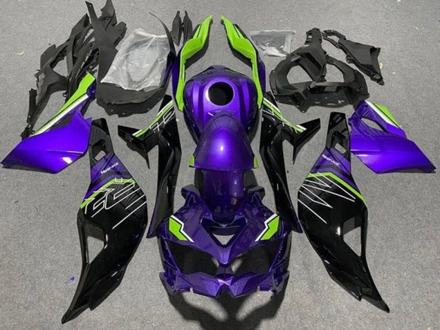 2019-2025 Purple Green Black Kawasaki ZX4R ZX-4RR Motorcycle Fairings Australia