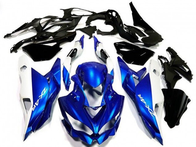 2019-2025 White Blue Kawasaki ZX4R ZX-4RR Motorcycle Fairings Australia
