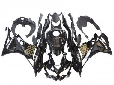 2019-2025 Glossy Black White Gold Kawasaki ZX4R ZX-4RR Motorcycle Fairings Australia