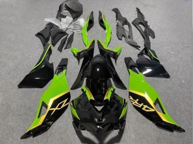 2019-2025 Glossy Black Green Gold Kawasaki ZX4R ZX-4RR Motorcycle Fairings Australia