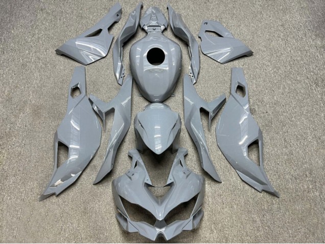 2019-2025 Glossy Nardo Grey Kawasaki ZX4R ZX-4RR Motorcycle Fairings Australia