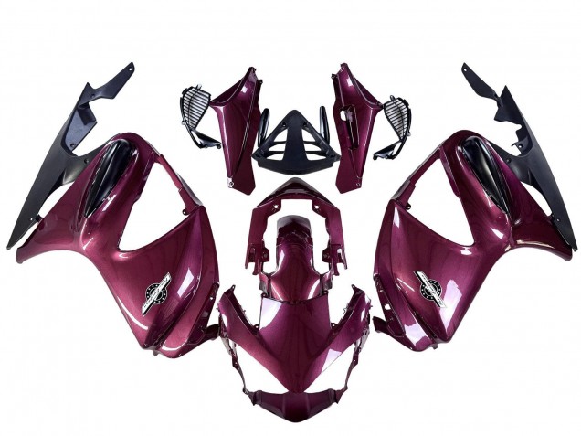 2002-2016 Purple Matte Black Honda ST1300 Motorcycle Fairings Australia